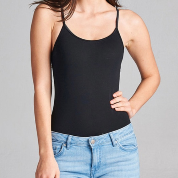 [LAST] Basic Black Bodysuit - Picture 2 of 6